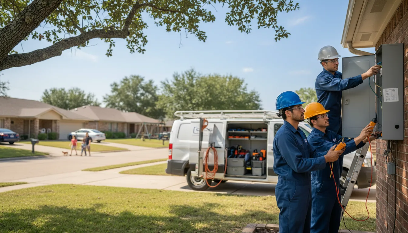 Certified electrician providing emergency electrical services in Ocate, NM
